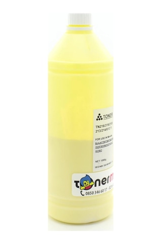 Minolta Renkli Toner Tozu Sarı 250Gr./ Tn216 / Tn221 / Tn319 / T