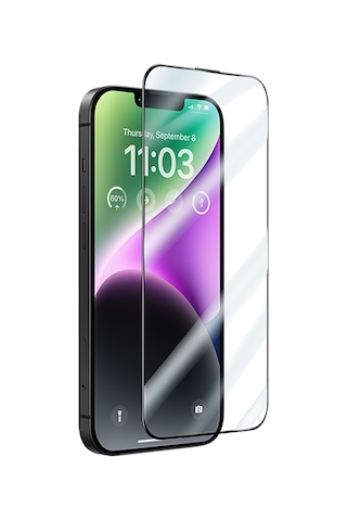Apple Uyumlu iPhone 13 Pro Benks V Pro Ultra Shield 0.3mm Ekran Koruyucu Uygulama Aparatlı Şeffaf