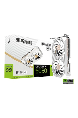 Zotac Geforce Rtx 5060 Gamıng Twın Edge Oc Whıte 8gb Gddr7 128bit Dlss 4 Ekran Kartı