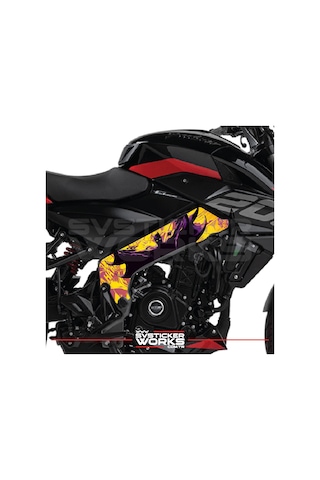 Bajaj Ns200 Orta Şase Kaplama Modeli Batman Desen Diğer