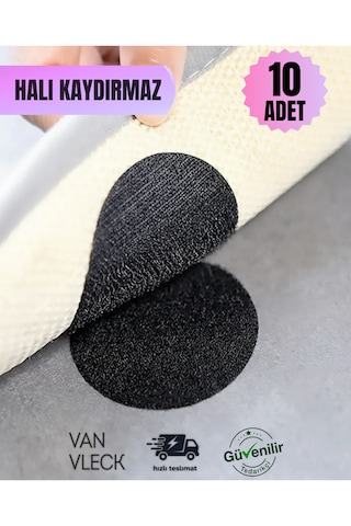10 Adet Halı Kaydırmaz Cırt Cırt Zemine Ve Halıya Yapışan, Kaymaz Sabitleyici Aparat