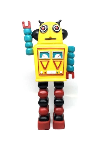 Biishe Decotown Nostaljik Sevimli Uzaylı Robot Şeklinde Figür Biblo