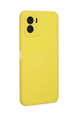 Uryport Vivo Y15s Kılıf Nano İçi Kadife Silikon - Sarı