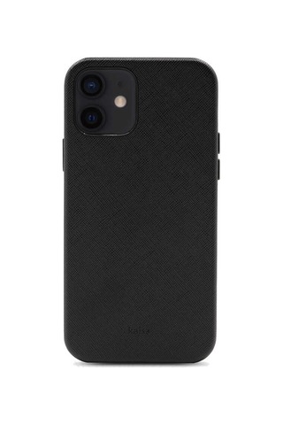 Kajsa Apple Uyumlu iPhone 12 Kılıf Kajsa Woven Kapak ZORE-216532