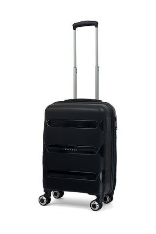 Lucas Polipropilen Kırılmaz Valiz, Kabin Boy Siyah