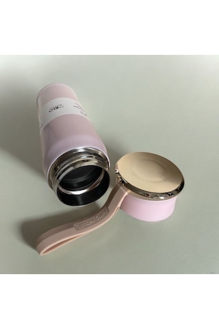 Classıc Stainless Steel Yandan Tutmalı Günlük Şık 450 ML Pembe