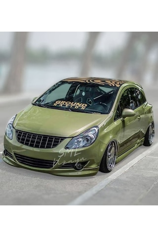 Opel Corsa D Ön Ek Makyajsız Ön-tampon-ek Plastik