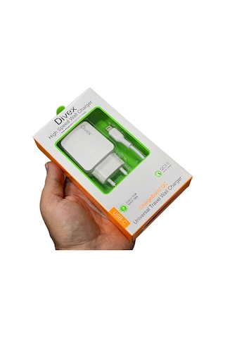 Divex Type-c Usb Kablo - Adaptör 3.0a Ev Tipi Şarj Aleti Ds-212