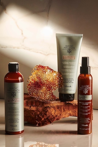 Nook Magic Arganoil Extra Volume İnce Telli Saçlar İçin Pirinç Protein Dolgunlaştırıcı Hacimlendirici Saç Kremi 250 ML