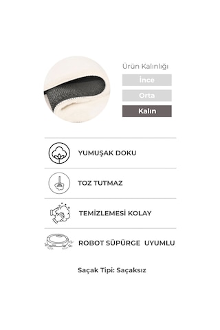 Yüksek Kalite Ekstra Yumuşak Kaymaz Özel Tabanlı Tavşan Peluş Halı Kırık Beyaz