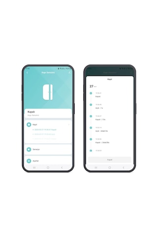 Zigbee Çift Pilii Kapı Pencere Sensöri Tuya, Smart Life, Zigbee2mqtt Uyumlu