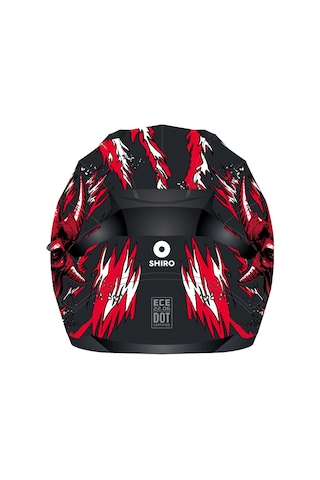 Shıro 5061 Kask Ff Blaster Demon 2xl Gözlüklü Renkli