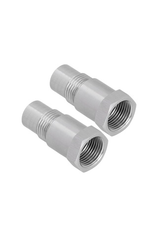 Moveevo M18x1.5 304 Paslanmaz Çelik Oksijen Sensörü Adaptörü, Filtreli Motor Atık Gaz Kontrolü, Hızlı Kurulum, 2 Adet Paket