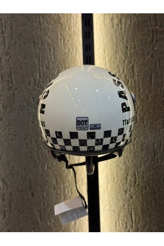 Aegıs Motosiklet Kaskı - Retro Açik Kask Passion Krem - L Çok Renkli