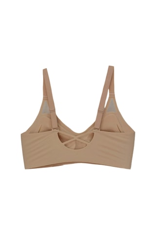 Kadın Silikonlu Lazer Kesim Sütyen B Cup Bgl-st04721 Bej
