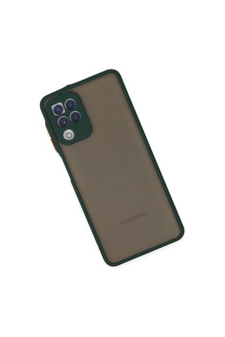 Samsung Galaxy Uyumlu - A22 Kılıf Montreal Silikon Kapak - Yeşil - 100 Çok Renkli