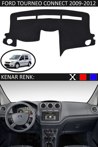 Torpido Koruma Halısı Siyah Kenar Renk Siyah Ford Tourneo Connect 2009-2012 İle Uyumlu