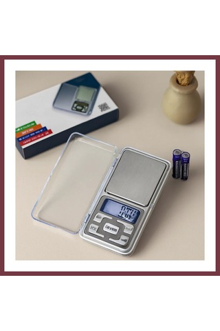 Storeşahin Mini Hassas Terazi 300g/0.01g 6x12 Cm Şeffaf Kapaklı, Pilli Shn0720