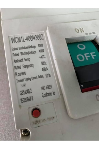 Westhomes 400A Kaçak Akım Korumalı Şalter Wcm1L-400/4300Z
