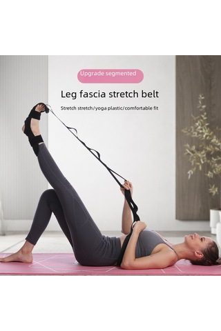 Qingmipy Siyah Rehabilitasyon Bantı: Ayak Bileği Düzeltme, Tendon Geliştirme, Felç Ve Yoga Esneklik Egzersizleri İçin Egzersiz Aleti