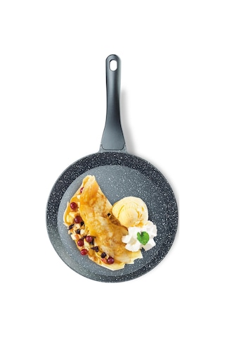 Thermoad Gri Granit Döküm Krep Tavası