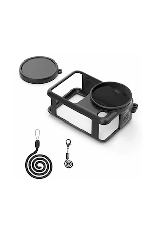 Mettzchrom Dji Osmo Action 6 Uyumlu Silikon Kılıf Koruma Kılıfı Soft Case