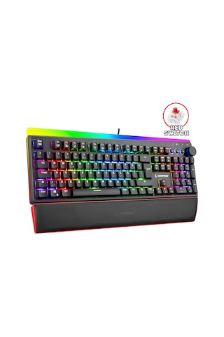 Rampage KB-R97 X-Tracer Mekanik RGB Aydınlatmalı RED Switch Gaming Oyuncu Klavye