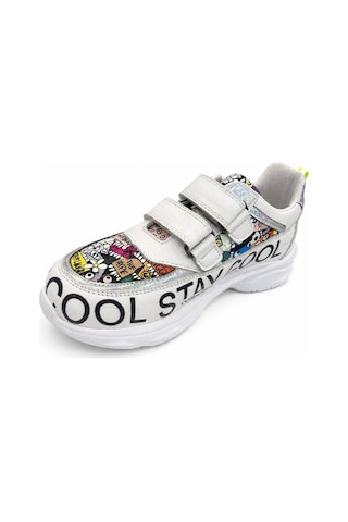 Papucumun Dünyası Kız Çocuk Hakiki Deri Çok Renkli Şık Sneaker