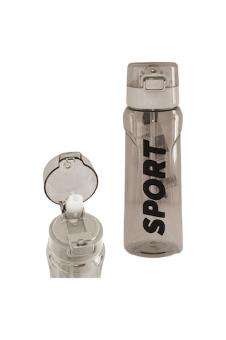 Sporcu Matarası Pipetli 700ml Solo Tp706 Gri