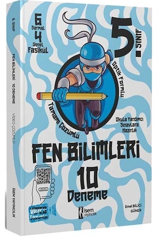 İsem Yayınları 5. Sınıf Fen Bilimleri 10 Deneme