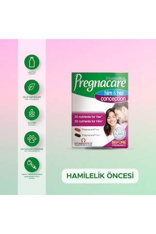 Vitabiotics Him And Her Conception 60 Tablet