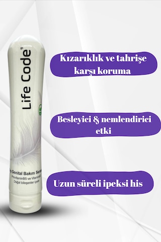 Life Code Kayganlastırıcı Su Bazlı Masaj Jeli 125 ML