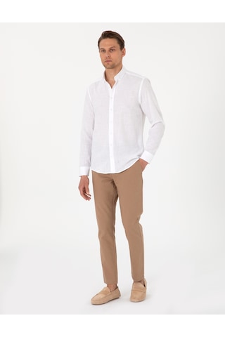 Pierre Cardin Erkek Beyaz Gömlek Desenli 50307025-vr013 Beyaz