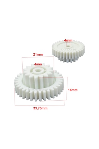 Goldmaster Uyumlu Gm-7239 Elenamax Mutfak Robotu Hazne Kapağı Aktarma Dişlisi