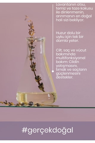 Bade Natural Lavanta Uçucu Yağı %100 Saf 10 ML