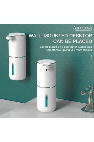 Techbloom 12.85oz Dokunmatiksiz Sensorlu Otomatik Sabunluk - Black Window Bottle Liquid Type Duvara Monte Sarj Edilebilir Modern Siyah Tasarim Banyo Ve Mutfak 11.8x5cm Çift Kişilik