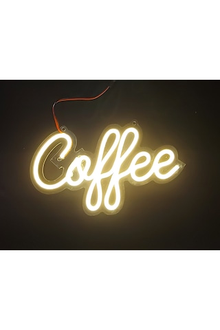 Coffee Neon Yazı - Neon Coffee Yazısı Led Neon