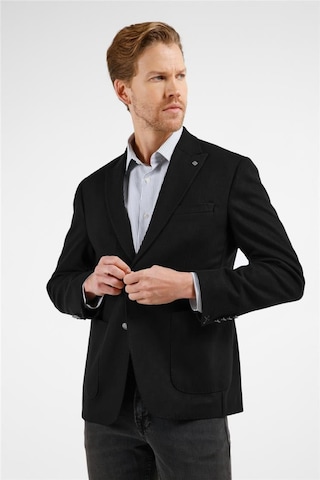 İmza Siyah Kırlangıç Yaka Düz Slim Fit 6 Drop Ceket 1002255159 Siyah