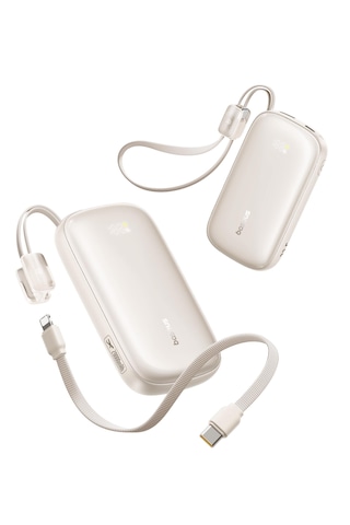 Baseus Enerfill Fc21 Qpow3 Ultra Dijital Göstergeli Powerbank 20.000 Mah 22.5w - Titanyum Bej