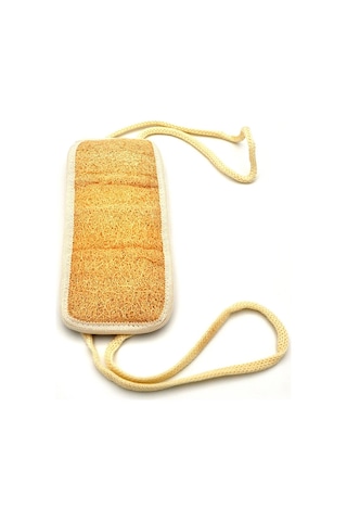Doğal Kabak Lifi Banyo Hamam Sırt Kesesi İpli 12x27 Cm.