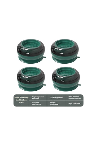 Yifomall Ev Aletleri İçin Taşınabilir Dayanıklı Taban: Yük Taşıma, Titreşim Giderici, Kayma Engeli, Evde Kolay Kullanım Yeşil 4'lü Paket Diğer