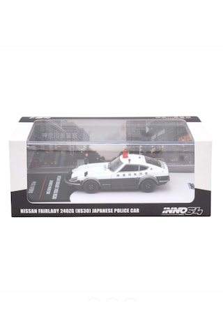 İnno64 Nissan Fairlady 240zg Hs30 Japanese Police Car Beyaz