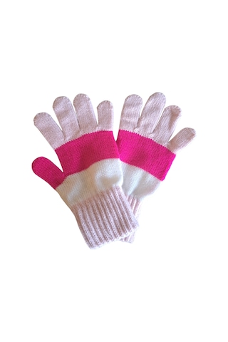 Garson Beden Kız Çocuk Eldiven Pembe 8-12 Yaş Pembe