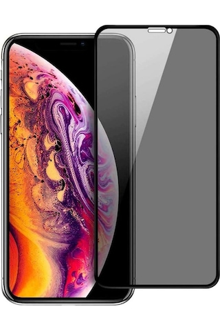 Apple Uyumlu iPhone Xs Max Hayalet Ekran Koruyucu Tam Kaplayan Gizli Privacy