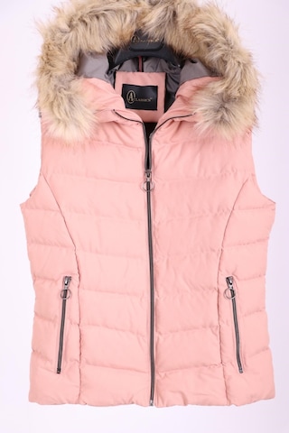 Kadın Kürklü Kapüşonlu Su Geçirmez Pudra Şişme Yelek