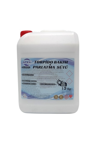 Oto Torpido Parlatıcı Bakım Sütü 5 Kg Parlak Görünüm