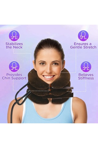 Servikal Boyun Traksiyon Cihazı, Kronik Boyun Ve Omuz Hizalama Çok Renkli