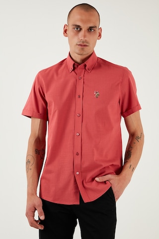 U.S. Polo Assn. U.s. Polo Assn Erkek Gömlek G081gl0042083854 Vişne Vişne