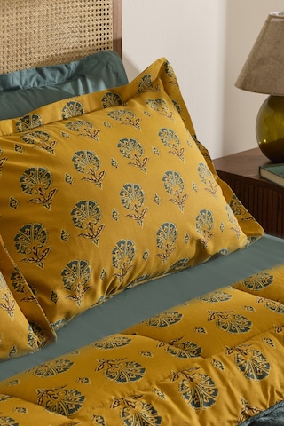 Karaca Home Harvest %100 Pamuk Welsoft Çift Kişilik Comfort Set Yeşil