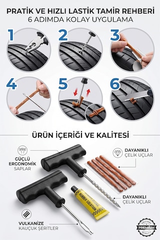 Lastik Tamir Seti Fitil Seti
